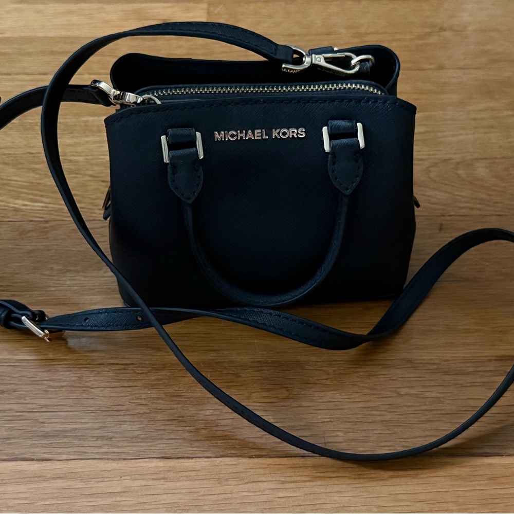 Michael Kors Black Crossbody Bag with Adjustable Strap
